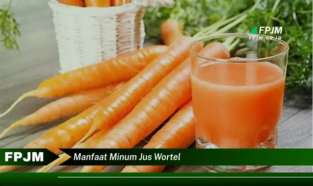 manfaat minum jus wortel