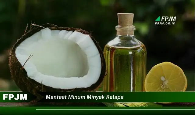 manfaat minum minyak kelapa