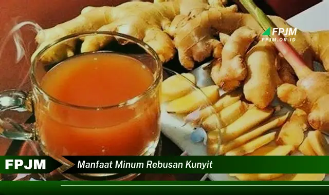 manfaat minum rebusan kunyit