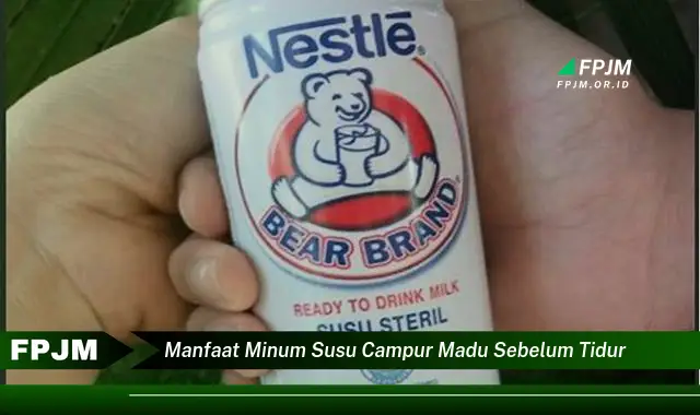 manfaat minum susu campur madu sebelum tidur