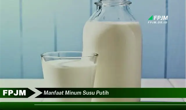 manfaat minum susu putih