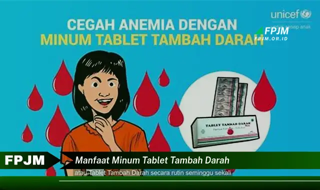 manfaat minum tablet tambah darah