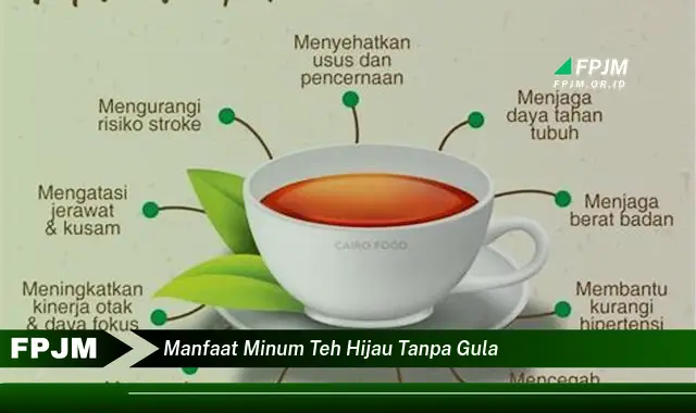 manfaat minum teh hijau tanpa gula