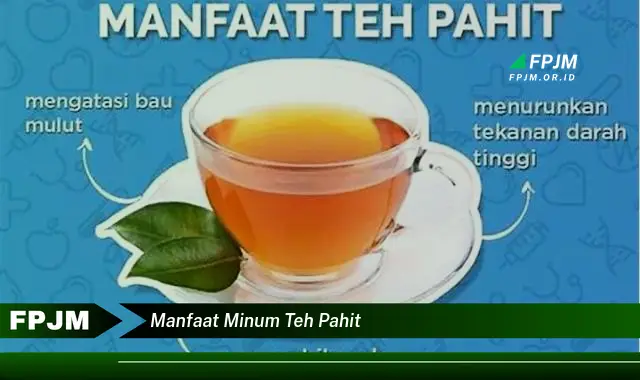 manfaat minum teh pahit