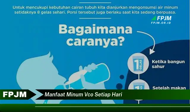 manfaat minum vco setiap hari