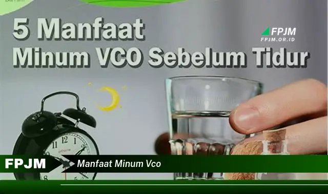 manfaat minum vco