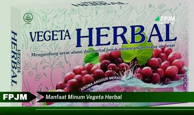 manfaat minum vegeta herbal