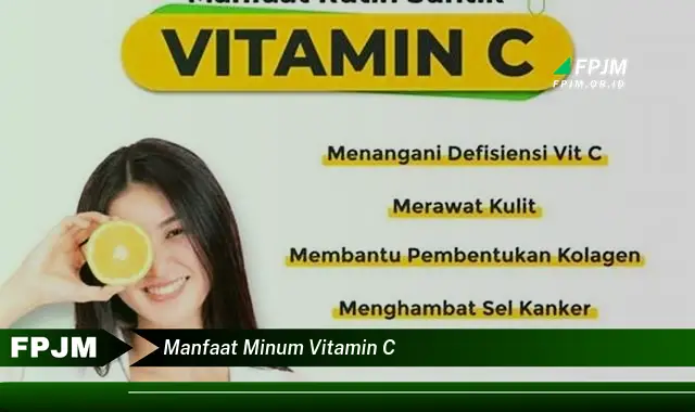 manfaat minum vitamin c