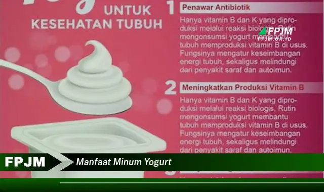 manfaat minum yogurt