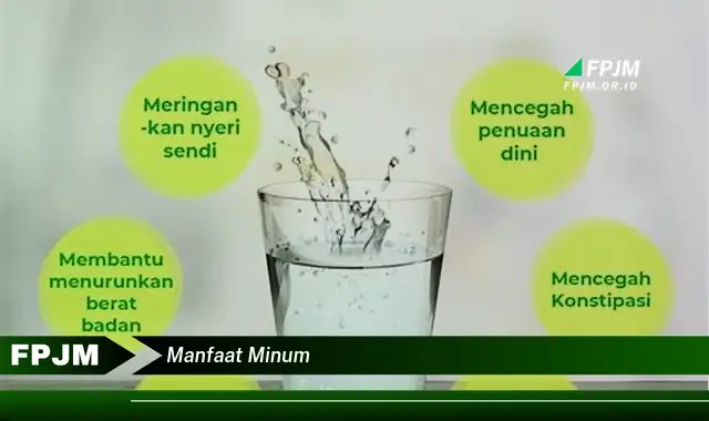 manfaat minum