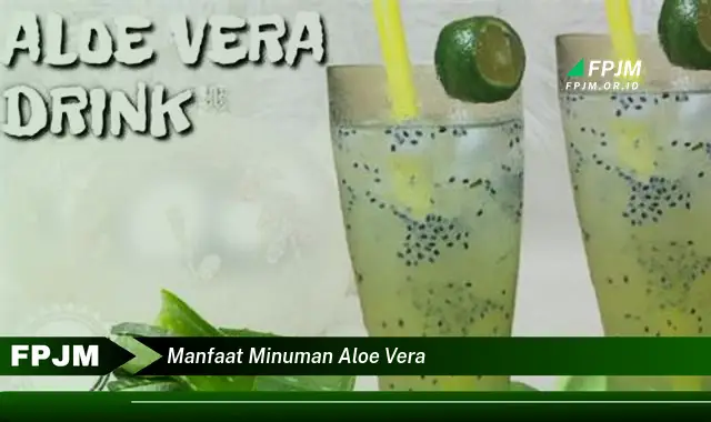 manfaat minuman aloe vera