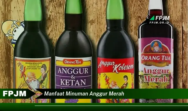 manfaat minuman anggur merah