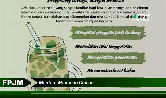 manfaat minuman cincau