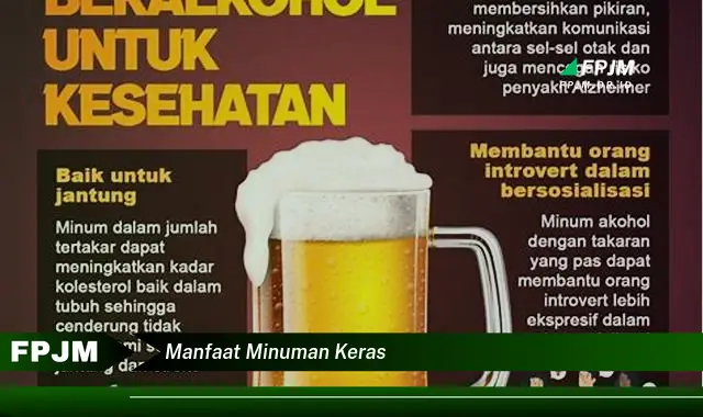 manfaat minuman keras