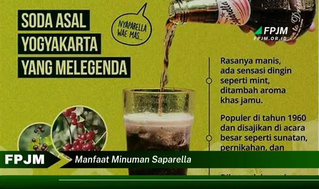 manfaat minuman saparella