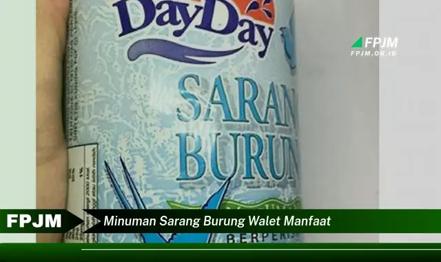 minuman sarang burung walet manfaat