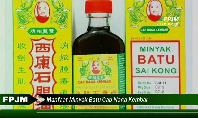 manfaat minyak batu cap naga kembar