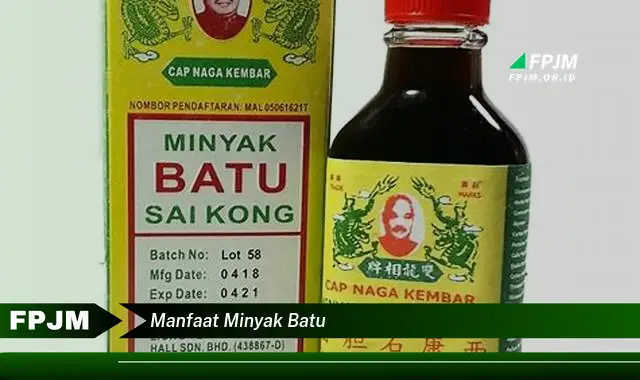 manfaat minyak batu