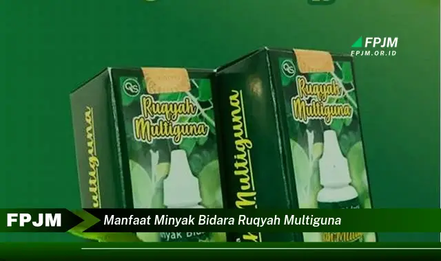 manfaat minyak bidara ruqyah multiguna