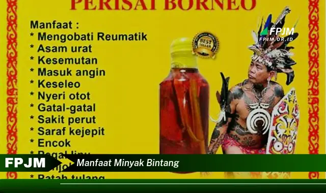 manfaat minyak bintang