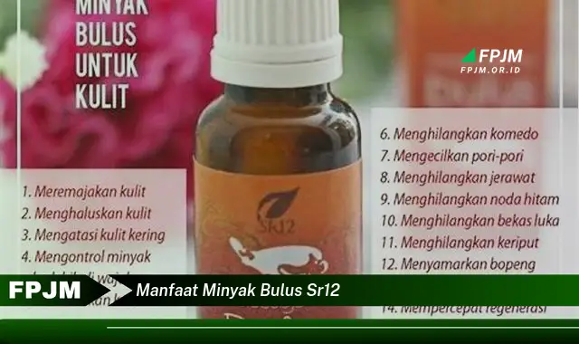 manfaat minyak bulus sr12