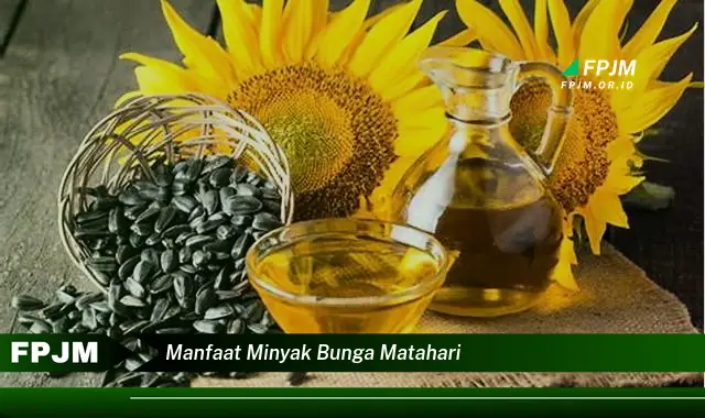 manfaat minyak bunga matahari