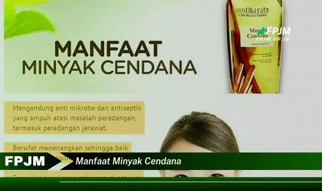 manfaat minyak cendana