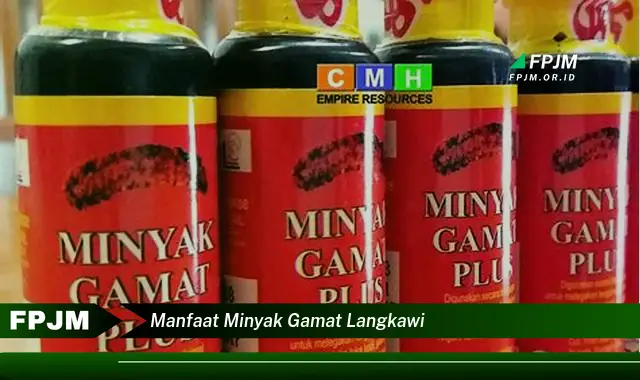 manfaat minyak gamat langkawi