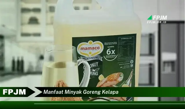 manfaat minyak goreng kelapa