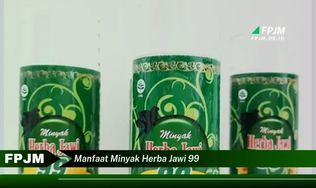 manfaat minyak herba jawi 99