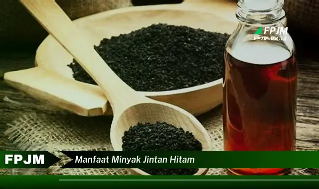 manfaat minyak jintan hitam