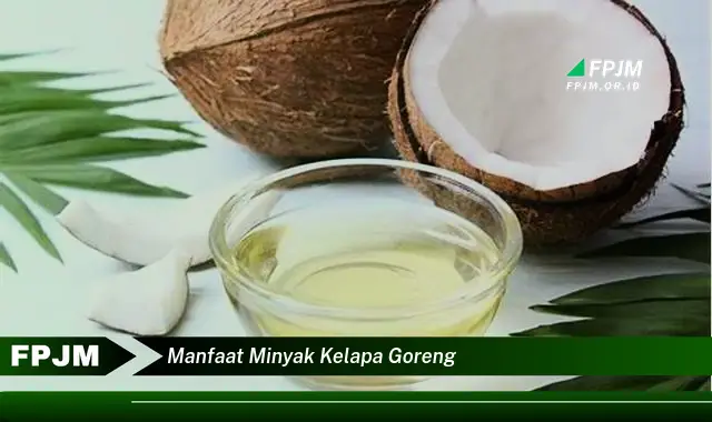 manfaat minyak kelapa goreng