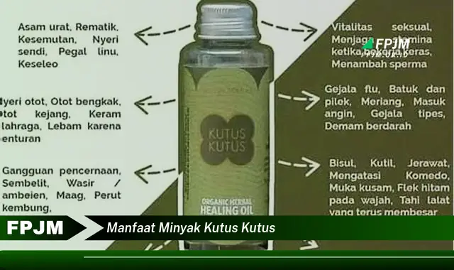 manfaat minyak kutus kutus