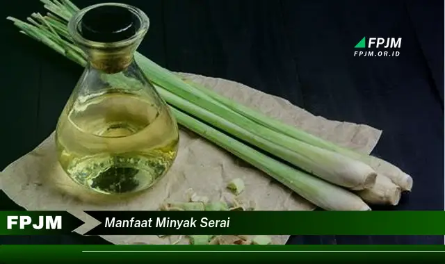 manfaat minyak serai