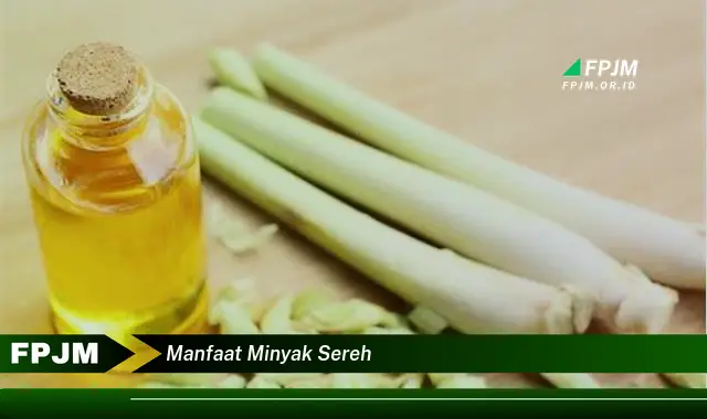 manfaat minyak sereh