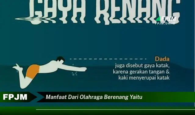 manfaat dari olahraga berenang yaitu