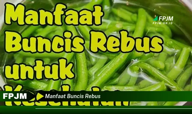 manfaat buncis rebus