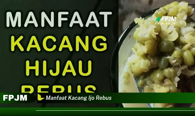 manfaat kacang ijo rebus