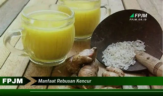 manfaat rebusan kencur