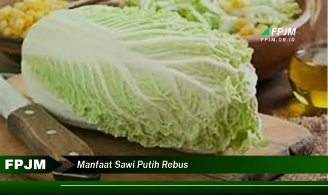 manfaat sawi putih rebus