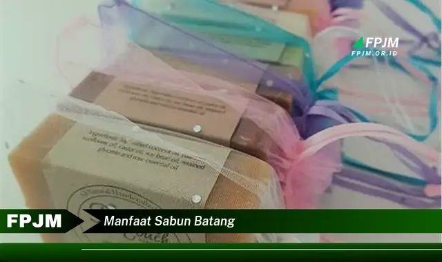 manfaat sabun batang