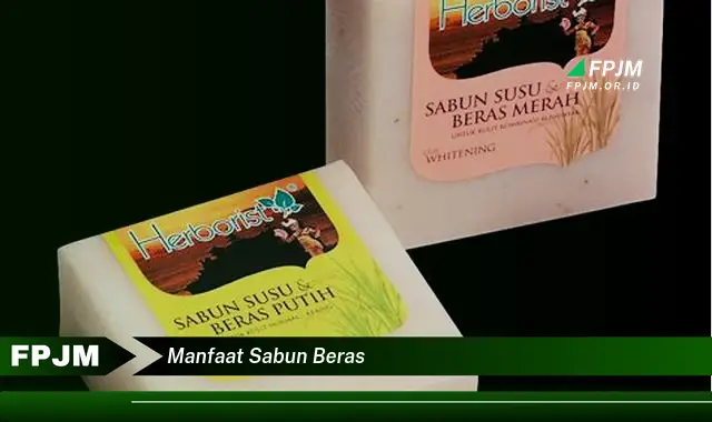 manfaat sabun beras