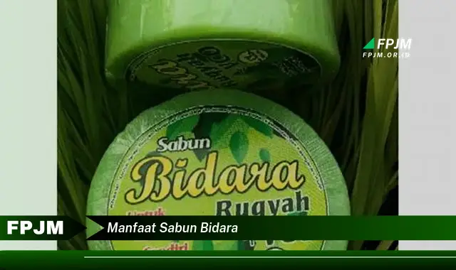 manfaat sabun bidara