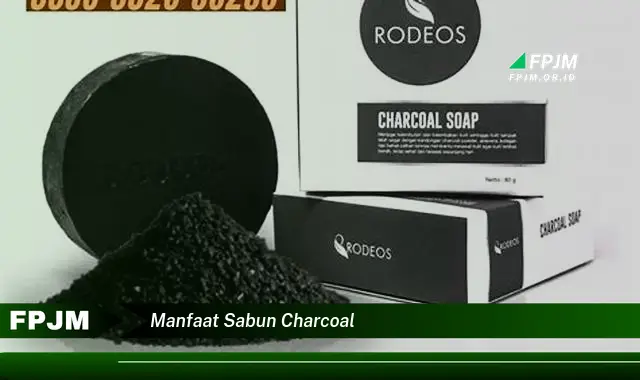 manfaat sabun charcoal