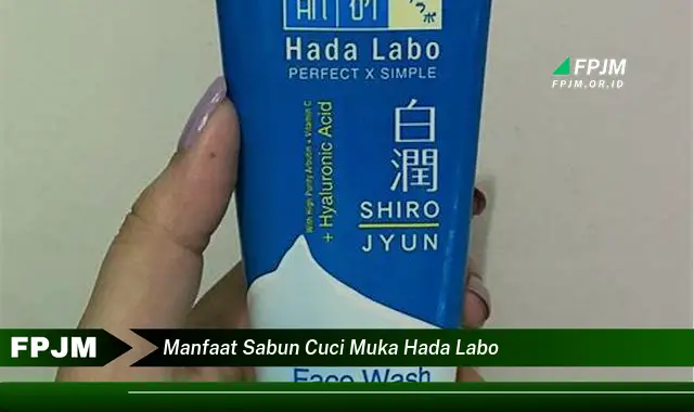 manfaat sabun cuci muka hada labo