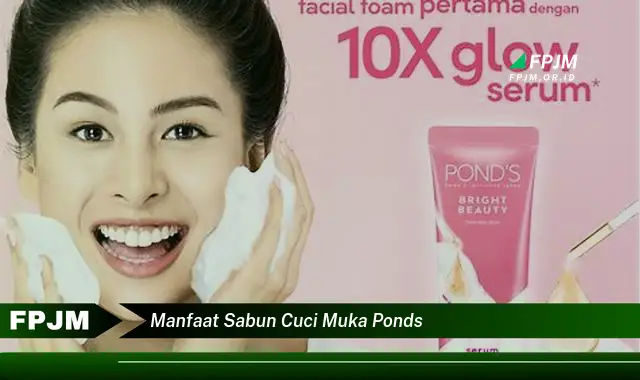 manfaat sabun cuci muka ponds