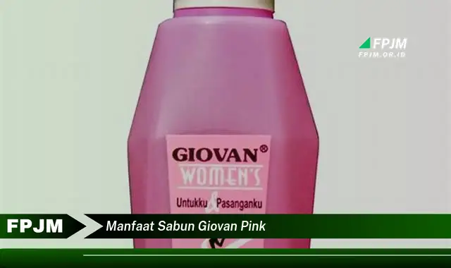 manfaat sabun giovan pink