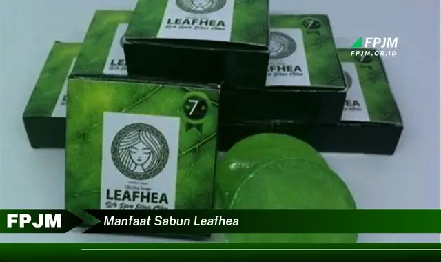 manfaat sabun leafhea