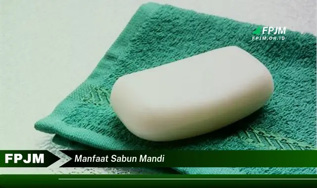 manfaat sabun mandi