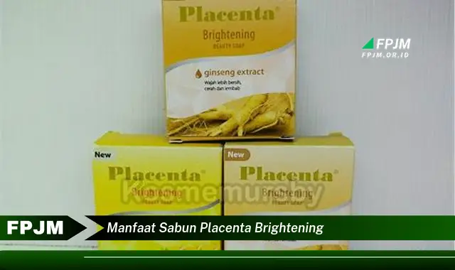 manfaat sabun placenta brightening